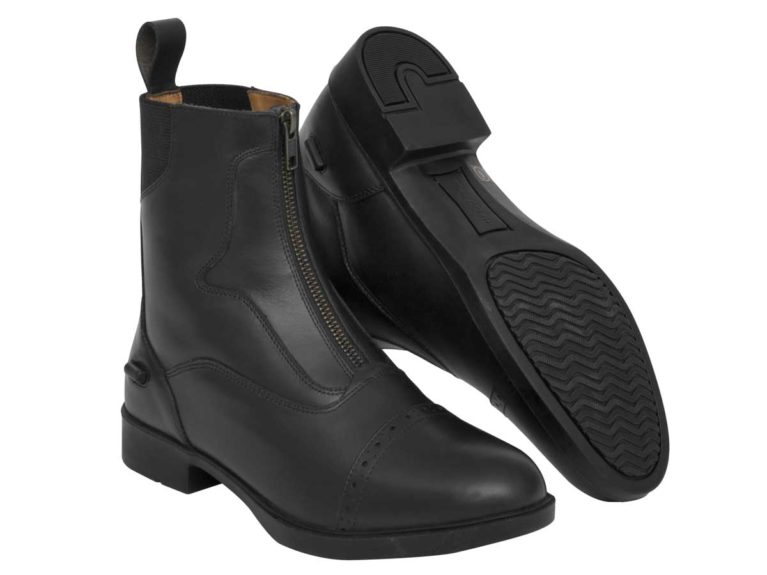Harry Hall Harrow leather zip jodhpur boots