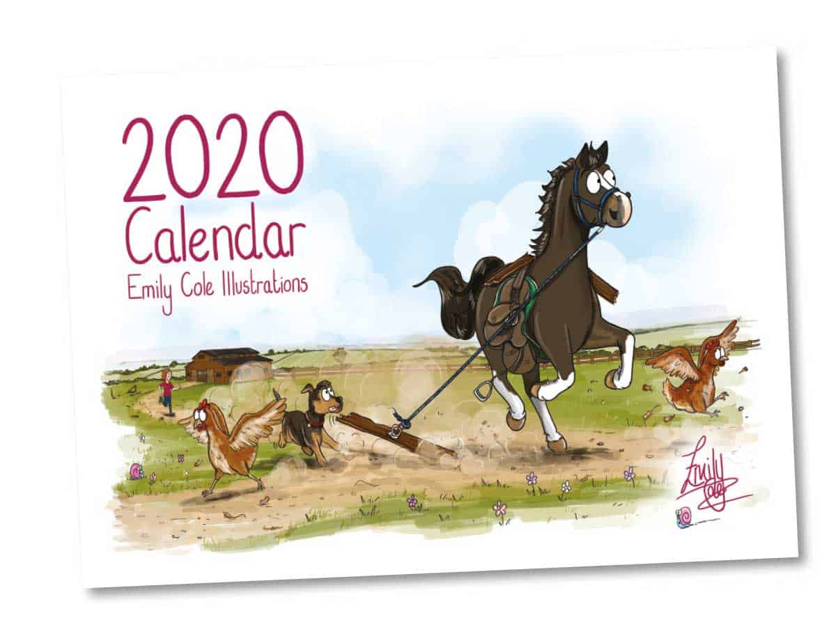 Emily Cole Illustration’s 2020 calendar
