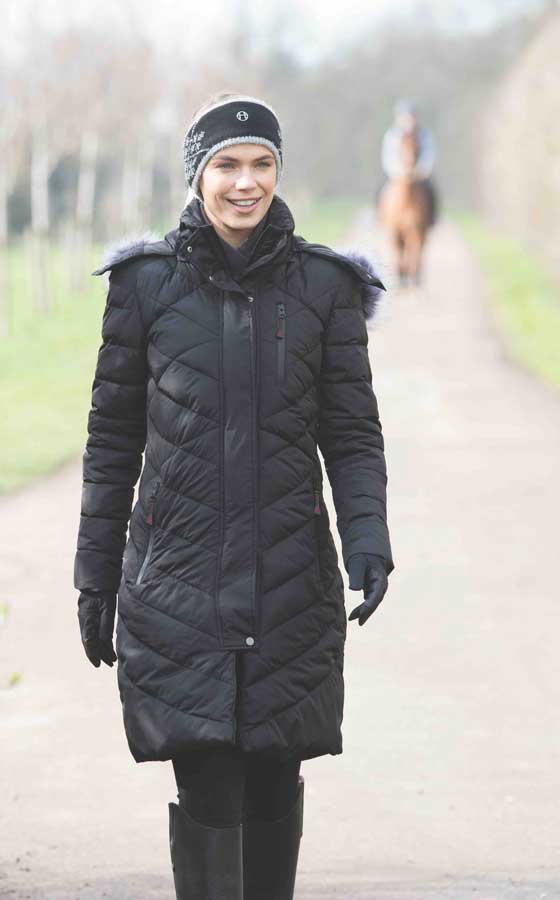 Equetech Inferno long quilted coat