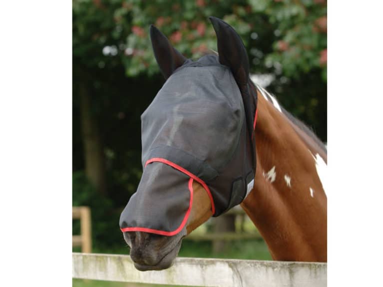 Noble Outfitters Guardsman Fly Mask w//Ears Large B