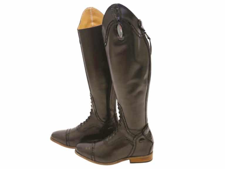 Just Togs JTE Nebraska H20 Leather Long Field Horse Riding Boot Zip up