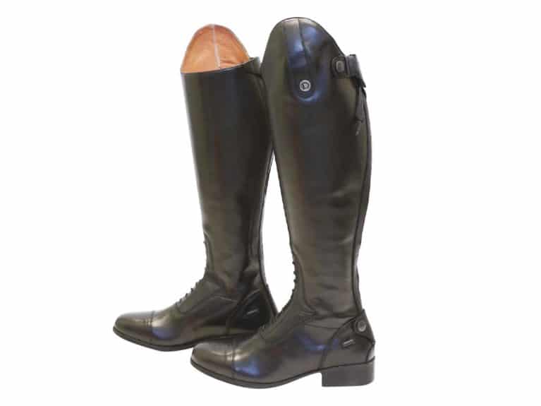 HKM Adults Italy Soft Leather Lined Short/Standard Width Horse Riding Long Boots 