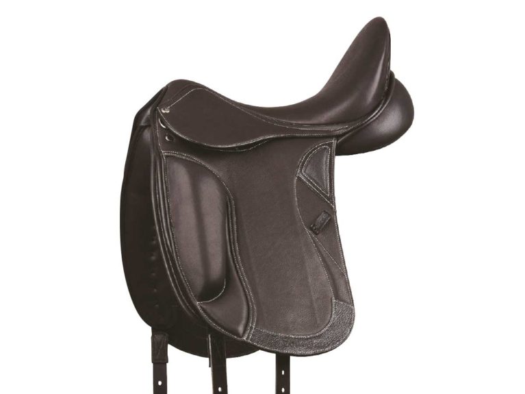 Collegiate Integrity Mono dressage saddle, black