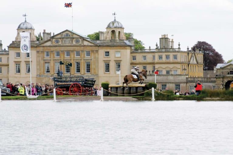 The lake complex at Burghley Horse Trials