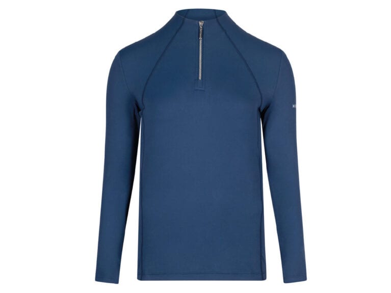 Haut De Sport Holland Cooper - Chemise D'équitation 1/4 Zip Marron - Occasion Bon état