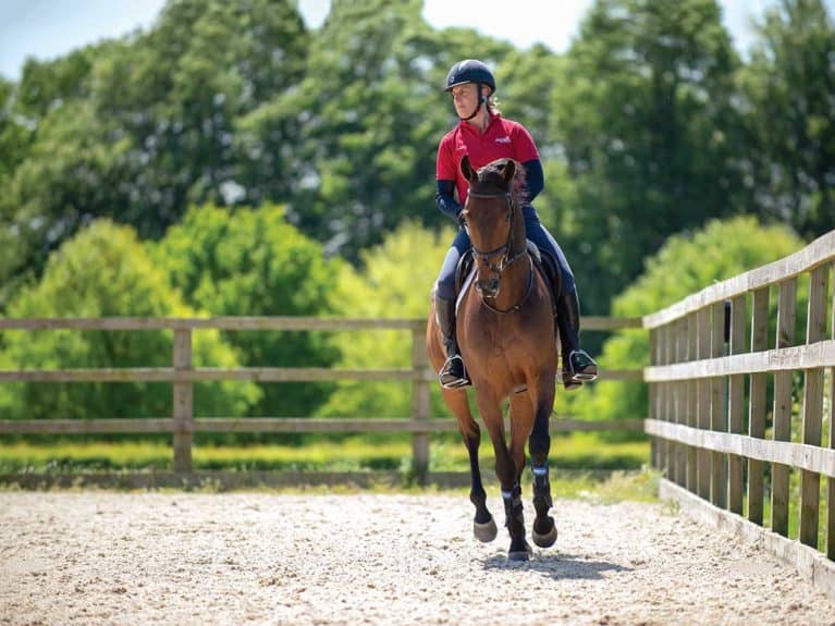 Tina Cook flatwork for warming up and getting horse better connected