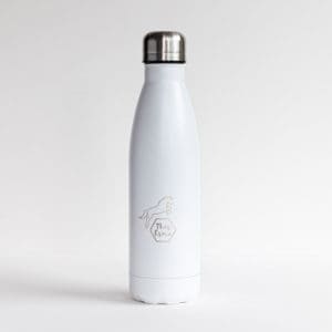 This Esme White Water Bottle