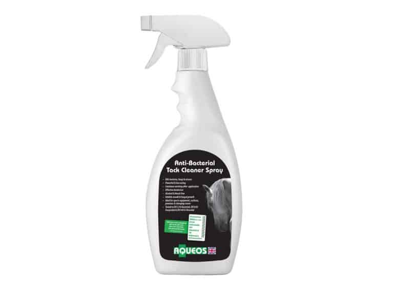 Aqueos anti-bacterial tack cleaner spray