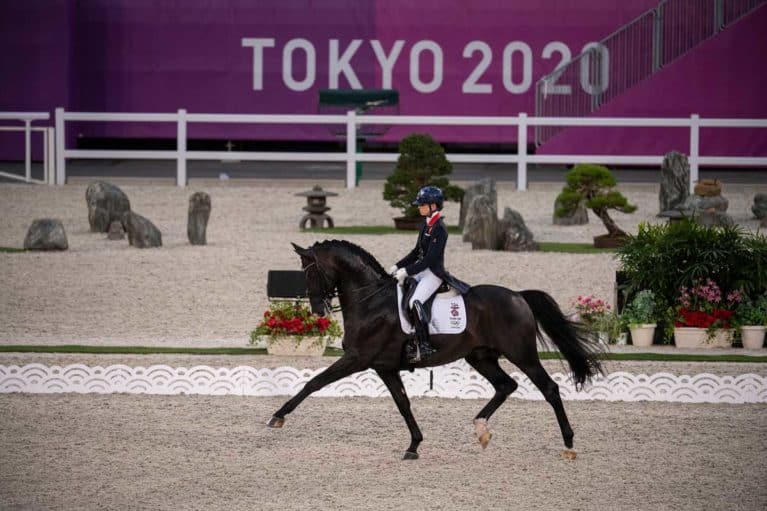 Lottie Fry and Everdale at Tokyo 2020 olympics