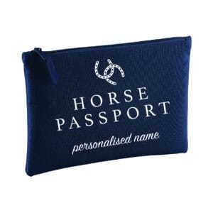 Personalised horse passport holder